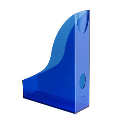 Stehsammler BASIC 1701712540, A4, blau-transparent, Kunststoff, 73mm