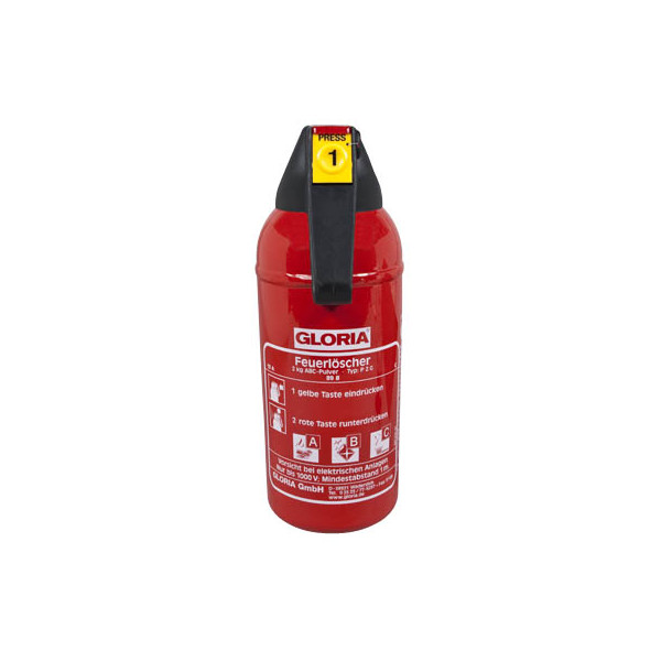 Gloria Feuerlöscher P2G 1463.0000, 2 kg, Pulver 4006325131302 Gloria