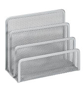 Briefständer Meshline 17702 silber Metall 3 Fächer
