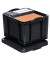 Aufbewahrungsbox 35BKCB, 35 Liter, mit Deckel, au&szlig;en 480x390x310mm, Kunststoff schwarz