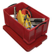 Aufbewahrungsbox 64RCB, 64 Liter, mit Deckel, au&szlig;en 710x440x310mm, Kunststoff rot