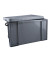 Aufbewahrungsbox 84SCB, 84 Liter mit Deckel, für A4 Ordner, außen 710x440x380mm, Kunststoff silber