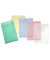 Dokumententasche 40104-94, A4, farbig sortiert-transparent, Polypropylen (PP), Klettverschluss
