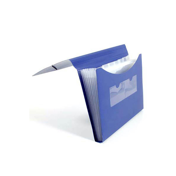 4250037414646 - Fächermappe 70005-40 A4 mit 7 Fächern 7-teilig blanko Kunststoff blau 4250037414646 FolderSys