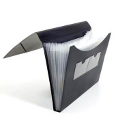 F&auml;chermappe 70005-30, schwarz, A4, 7 F&auml;cher