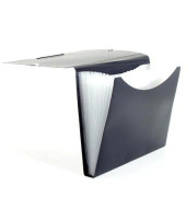 F&auml;chermappe Opak - Serie 70009-30, schwarz, A4, 12 F&auml;cher