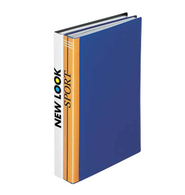 Sichtbuch 25002-40, blau, A4, mit 20 Hüllen, Polypropylen (PP)