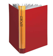 Sichtbuch 25004-88, bordeaux, A4, mit 40 Hüllen, Polypropylen (PP)