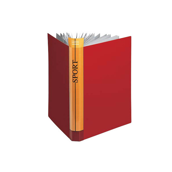 4250037414370 - Sichtbuch 25004-88 bordeaux A4 mit 40 Hüllen Polypropylen (PP) 4250037414370 FolderSys