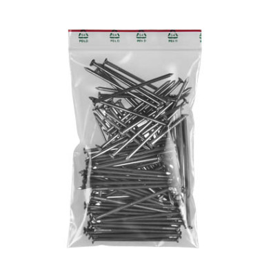 Druckverschlussbeutel PE transparent 0,09mm 250x350mm Druckverschlussbeutel PE transparent 0,09mm 250x350mm