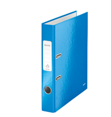Ordner WOW 1006-00-36, A4 52mm schmal PP vollfarbig, gl&auml;nzend, gemustert blau metallic