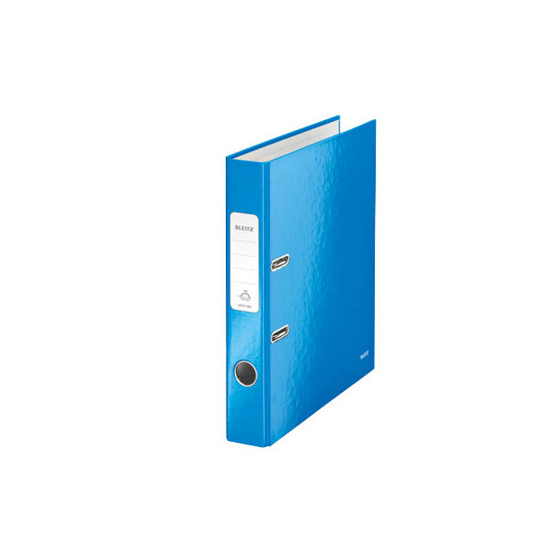 4002432394746 - Ordner WOW 1006-00-36 A4 52mm schmal PP vollfarbig glänzend blau metallic 4002432394746 Leitz