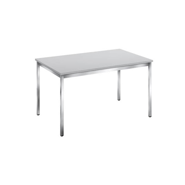 3700245512470 - Schreibtisch 25-T128RCG 65-130cm (H) 120x80cm (BxT) rechteckig grau chrom 3700245512470 SODEMATUB 3700245512470 - Schreibtisch 25-T128RCG 65-130cm (H) 120x80cm (BxT) rechteckig grau chrom 3700245512470 SODEMATUB