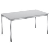 Schreibtisch 25-T148RCG grau rechteckig 140x80 cm (BxT)