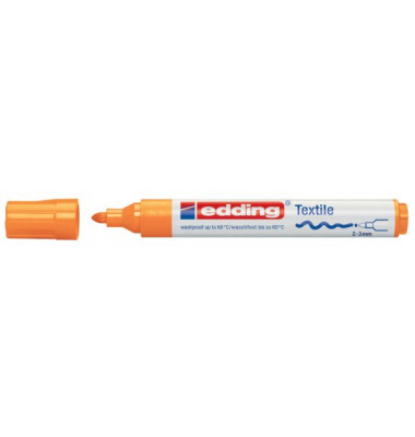 Wäschemarker 4500 neonorange 2-3mm Rundspitze Wäschemarker 4500 neonorange 2-3mm Rundspitze