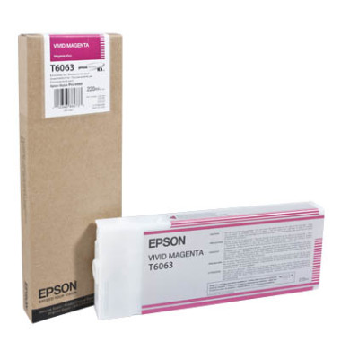 Druckerpatrone T6063 Vivid magenta 220,0ml