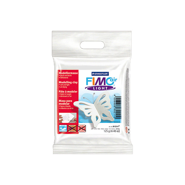 12 Stück Staedtler Fimo Air Light 8133-0 Modelliermasse 125g weiß 4006608802110 Staedtler 125 Gramm