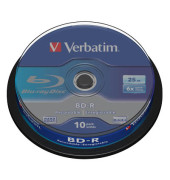 Bluray-Rohlinge 43742 BD-R, 25 GB, Spindel 