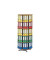 Ordnerdrehsäule RE081BB5 Flexible buche, 5 Etagen, bis zu 120 Ordner, 193x81cm (HxØ)