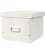H&auml;ngeregister-Box 6046-00-01 WOW Click&Store, wei&szlig;, f&uuml;r 50 Mappen A4, mit Deckel
