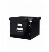 H&auml;ngeregister-Box 6046-00-95 WOW Click&Store, schwarz, f&uuml;r 50 Mappen A4, mit Deckel