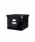 H&auml;ngeregister-Box 6046-00-95 WOW Click&Store, schwarz, f&uuml;r 50 Mappen A4, mit Deckel