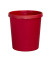 Papierkorb the german H6105825, 18 Liter, rund, rot