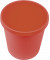 Papierkorb the german H6105825, 18 Liter, rund, rot