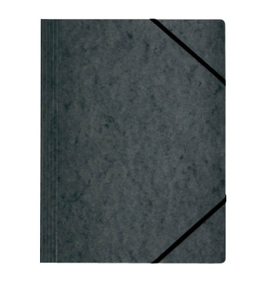 Eckspannmappe easy orga 11159688, A4 schwarz Karton 355g
