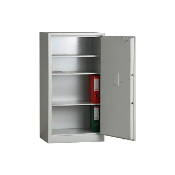 5901468312993 - Feuergeschützter Stahlschrank Sicherheitsstufe S1 BxTxH 650x500x1226 mm Volumen 256 l 3 Böden ral 7035 lichtgrau 5901468312993 - Feuergeschützter Stahlschrank Sicherheitsstufe S1 BxTxH 650x500x1226 mm Volumen 256 l 3 Böden ral 7035 lichtgrau