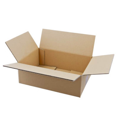 Faltkarton 690230 braun, bis DIN A4, innen 305x215x100mm, Wellpappe 1-wellig Faltkarton 690230 braun, bis DIN A4, innen 305x215x100mm, Wellpappe 1-wellig
