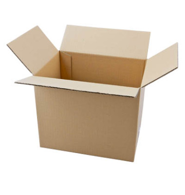 Faltkartons 690263 braun, bis DIN A4, innen 305x215x250mm, Wellpappe 1-wellig Faltkartons 690263 braun, bis DIN A4, innen 305x215x250mm, Wellpappe 1-wellig