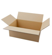 Faltkarton 690347 braun, bis DIN A4+, innen 400x250x150mm, Wellpappe 1-wellig