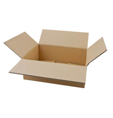 Faltkarton 690362 braun, bis DIN A3, innen 430x310x150mm, Wellpappe 2-wellig Faltkarton 690362 braun, bis DIN A3, innen 430x310x150mm, Wellpappe 2-wellig