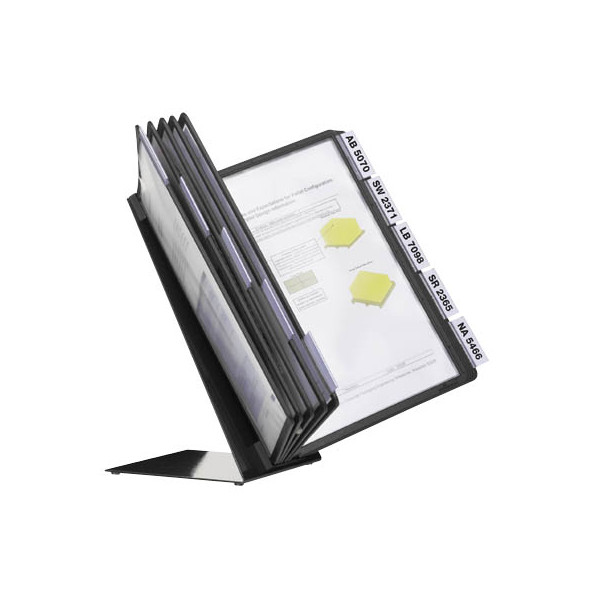 4005546506685 - DURABLE Sichttafelsystem VARIO 557001 DIN A4 schwarz mit 10 St Sichttafeln 1 St