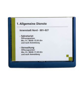 T&uuml;rschild CLICK SIGN dunkelblau A5 quer 21,0 x 14,85 cm (BxH)