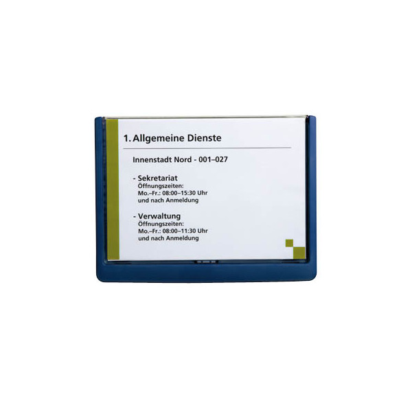 4005546405469 - Türschild CLICK SIGN dunkelblau A5 quer 210 x 1485 cm (BxH) 4005546405469 Durable