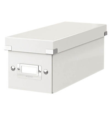 CD-Ablagebox Click & Store wei&szlig;
