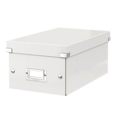 DVD-Ablagebox Click & Store wei&szlig;