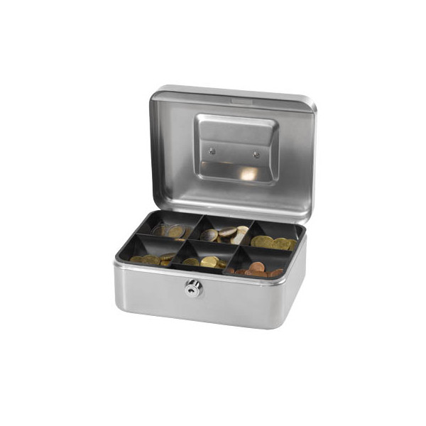 4002390020657 - Geldkassette 5610295 Größe 2 silber 200x170x90mm 4002390020657 Maul