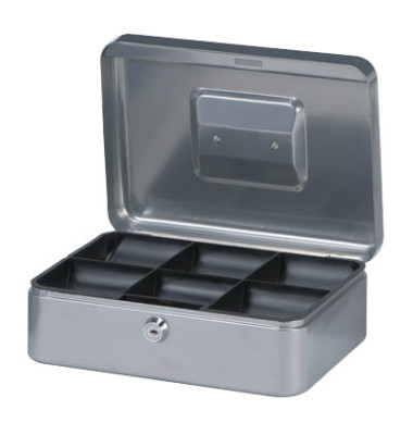 Geldkassette 5611395 Größe 3 silber 250x191x90mm