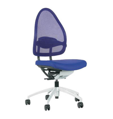 Bürodrehstuhl Open Base ohne Armlehnen blau Bürodrehstuhl Open Base ohne Armlehnen blau