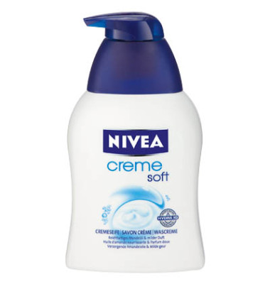 Handseife fl&uuml;ssig 387827 creme soft, blumig, 250 ml, Pumpspender