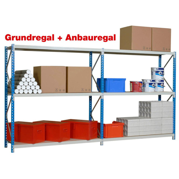 3612970984388 - Anbau-Schwerlastregal EPSIVOL ARZ2018603SAOA014 lichtgrau graphitgrau 1800 x 600 x 2000 cm 3612970984388 - Anbau-Schwerlastregal EPSIVOL ARZ2018603SAOA014 lichtgrau graphitgrau 1800 x 600 x 2000 cm