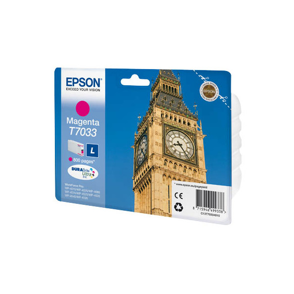 8715946499338 - Druckerpatrone T7033 (C13T70334010) magenta 8715946499338 Epson 8715946499338 - Druckerpatrone T7033 (C13T70334010) magenta 8715946499338 Epson