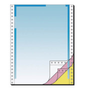 Endlospapier 26256, A4 hoch blanko, 3-fach, 12 Zoll x 240 mm, 400 Sätze