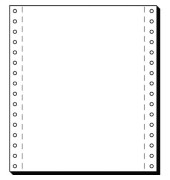 Endlospapier 08181, A5 hoch blanko, 1-fach, 8 Zoll x 180 mm