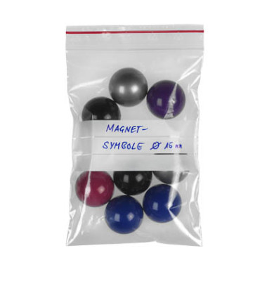 Druckverschlussbeutel PE transparent mit Beschriftungsfeld 0,05mm 100x150mm Druckverschlussbeutel PE transparent mit Beschriftungsfeld 0,05mm 100x150mm