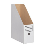Stehsammler 561F-01K10, A4, wei&szlig;, Pappe, 95mm