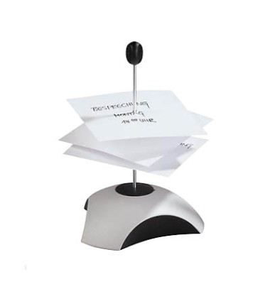 Zettelspie&szlig;er 1754-31, DELTA, inkl. Elastikpuffer und Schutzkappe, grau/schwarz, Polystyrol, Schutzkappe entspricht der Euro-Sic